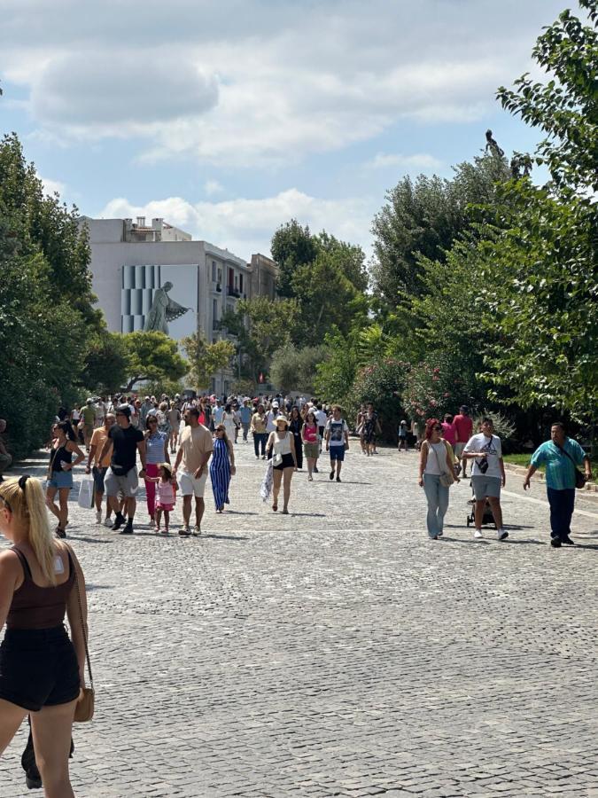 Modern Apartment 200M From Acropolis 100Mbps Netflix Aten Exteriör bild